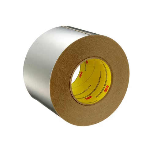 3M 1577CW Insulation Jacketing Tape, 4 in x 50 yd flat, natural aluminum