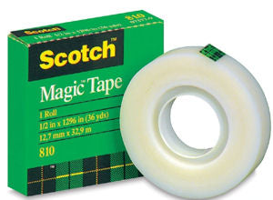 3M 810 Magic Transparent tape 12mm x 33M
