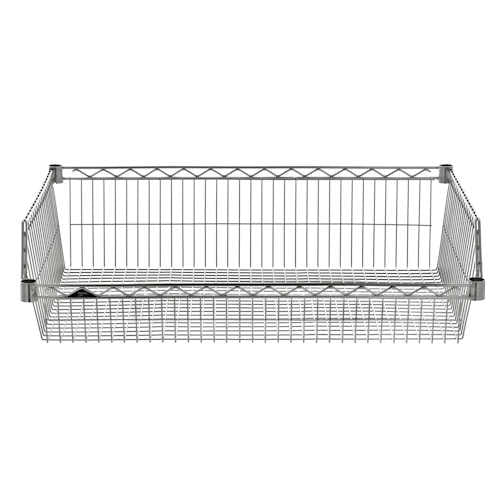 Metro Super Erecta 24"x 60" Wire Basket Shelf Chrome BSK2460NC