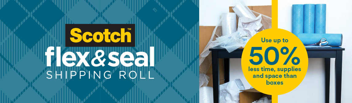 3M Scotch Flex and Seal Shipping Roll