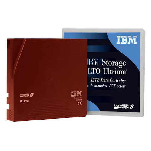 IBM LTO-8 Ultrium Data Cartridge 12TB Native / 30TB