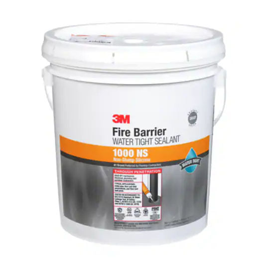 3M 1000NS 4.5 Gallon Pail – Firestop and Watertight Silicone Sealant