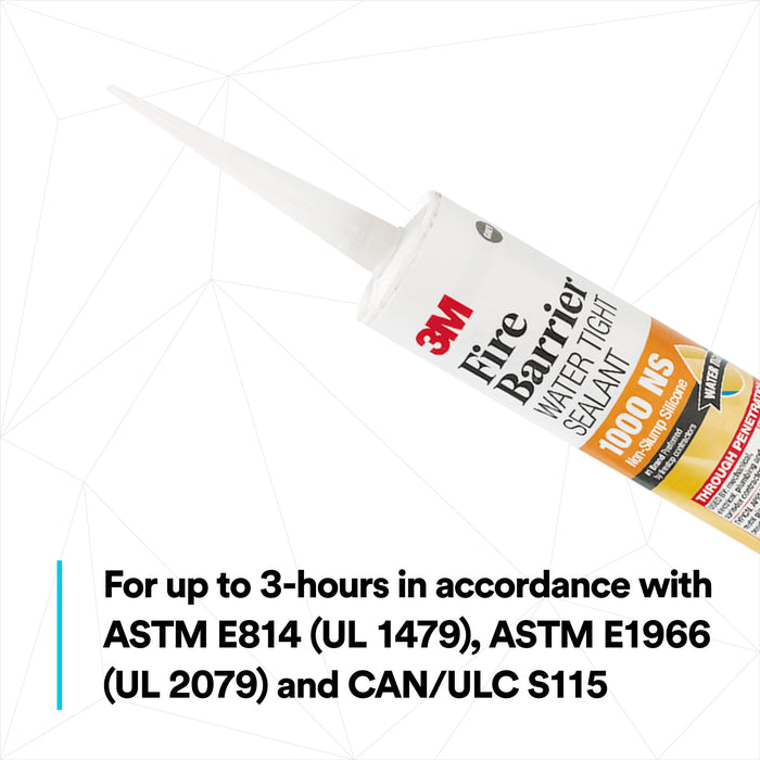 3M Fire Barrier Watertight Sealant 1000 NS firestop sealant 300 mL