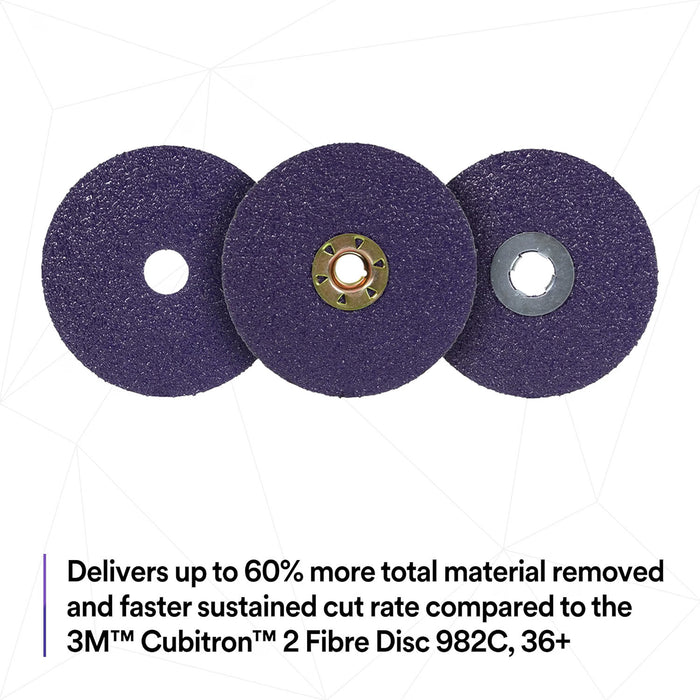 3M Cubitron 3 Fibre Disc 1182C for heavy duty metal grinding
