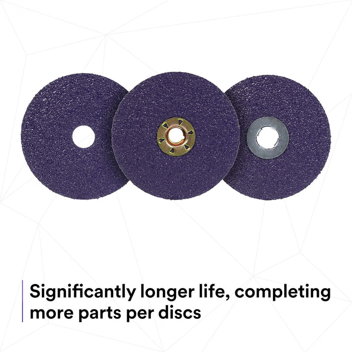 3M™ Cubitron™ 3 Fibre Disc 1182C, 36+, 5" x 7/8", Die 500P – Replacement for 982CX Pro