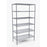 MetroSeal Gray Super Erecta Wire Shelving Unit - 6 shelves - 24" x 48" x 86"H