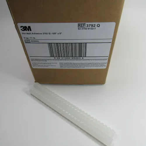 3M Hot Melt Adhesive 3792 Q 5/8" x 8", 11LB/Case, 165 Sticks/case