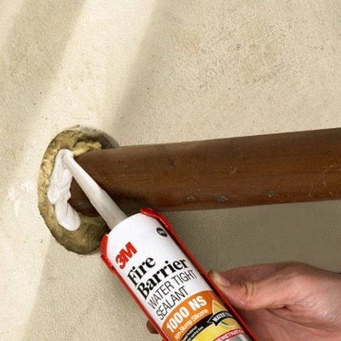 3M 1000NS Firestop Silicone Sealant for Pipe and Wall Penetrations