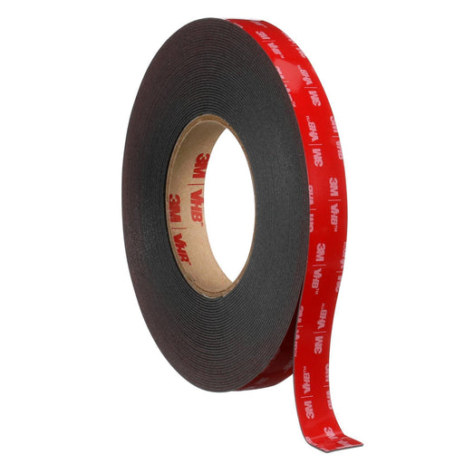 3M™ VHB™ Tape 5925 Black Double-Sided Acrylic Foam Tape 3/4" x 36 Yards | 0.025" Thick