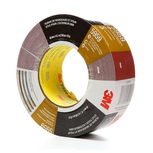 3M 5959 Red Outdoor Masking and Stucco Tape 1.88 in x 45 yd