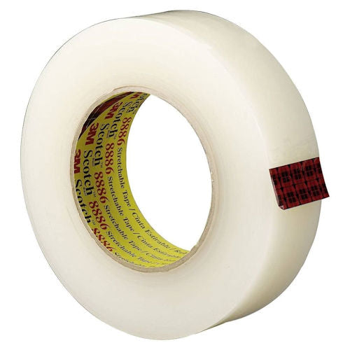 3M Scotch Stretchable Tape 8886 Clear 36mm x 55M | Palletizing & Load Containment Tape - National Hardware Sales Ltd.