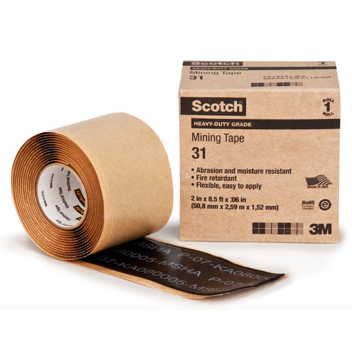 3M Scotch® Heavy-Duty Mining Tape 31, 2 in x 8-1/2 ft