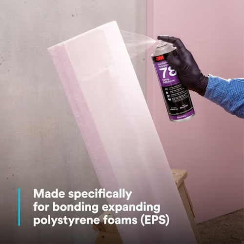 3m 78 polystyrene foam insulation spray adhesive