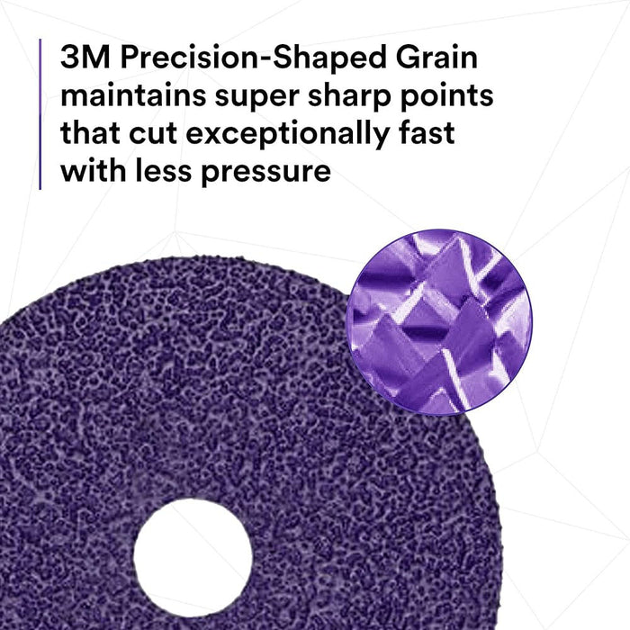3M Cubitron II Fibre Disc 982CX Pro, 7 in, 36+ Grit