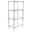 Metro A526C Super Erecta Super Adjustable Chrome Wire Shelving Unit - 4 shelves - 24" x 30" x 63"H