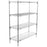 Metro A356C Super Adjustable Super Erecta Chrome Wire Shelving Unit - 4 shelves - 18" x 48" x 63"H