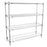 Metro A366C Super Adjustable Super Erecta Chrome Wire Shelving Unit - 4 shelves - 18" x 60" x 63"H