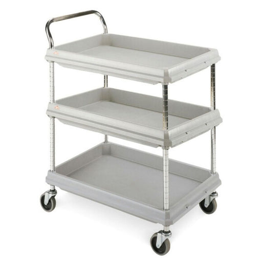 Metro Polymer Deep Ledge Utility Cart  3-shelf  27" x 38-3/4" x 41"H