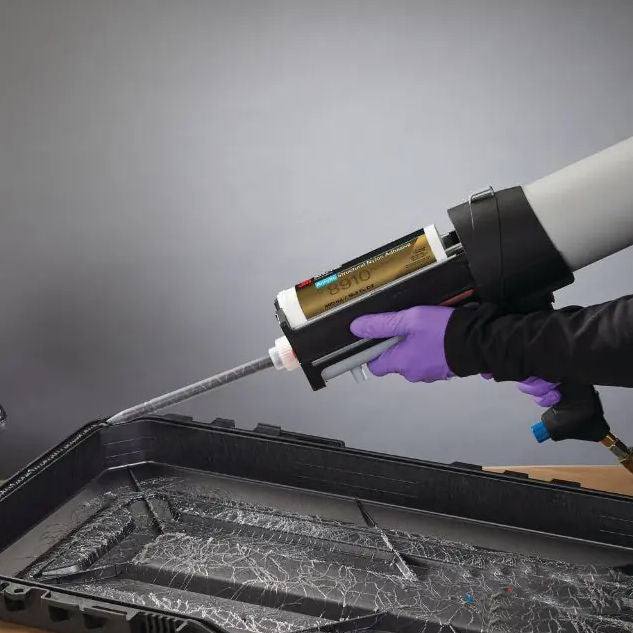 3M DP8010 duo pak cartridge industrial adhesive close-up
