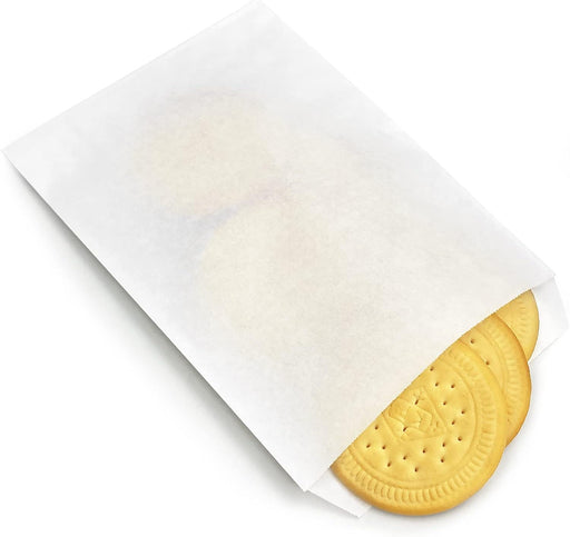 Glassine Waxed Paper Bag, Flat Glassine Lined Paper Gourmet Bags 5x7, (1000)