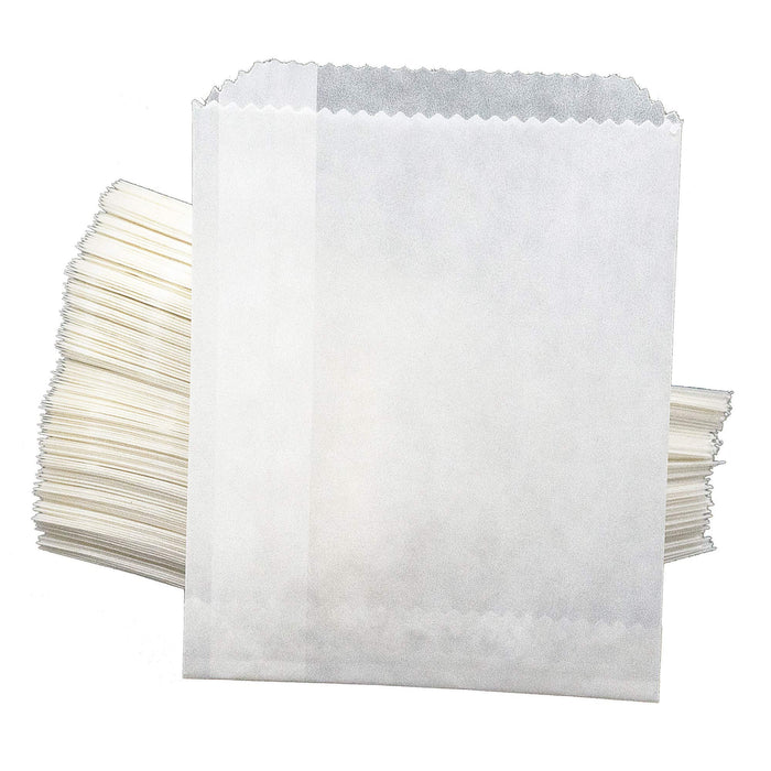 Glassine Waxed Paper Bag, Flat Glassine Lined Paper Bags 9x12, (1000)