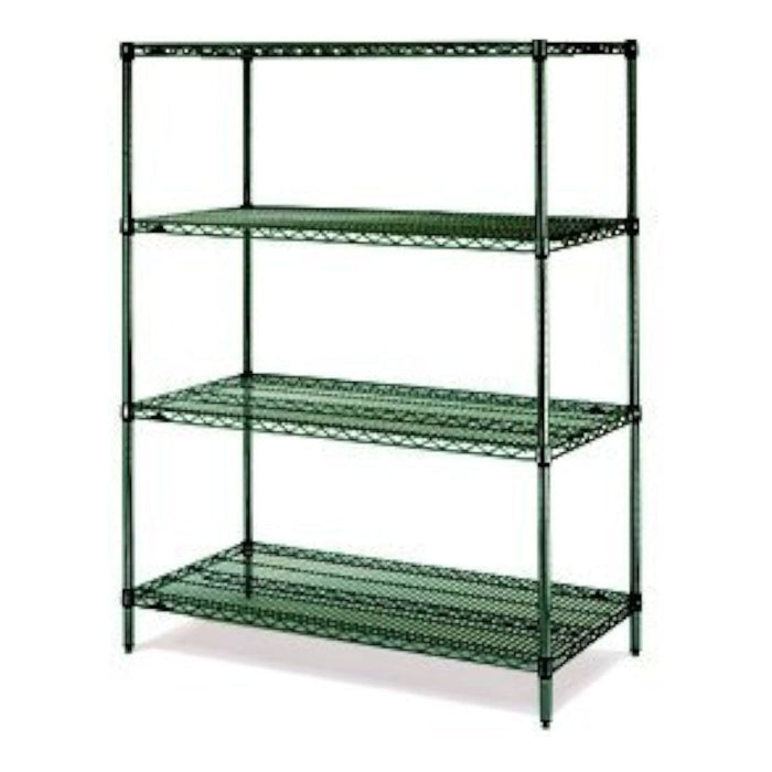 Metro MetroSeal 3 Super Erecta Wire Shelving Unit 24" x 54" x 74"H - 4 Shelf Commercial Storage Rack