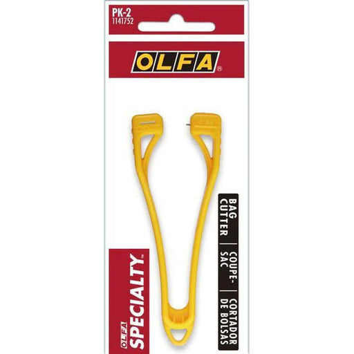 OLFA PK-2 Disposable Safety Bag Cutter – Concealed Blade, Ergonomic Design - National Hardware Sales Ltd.