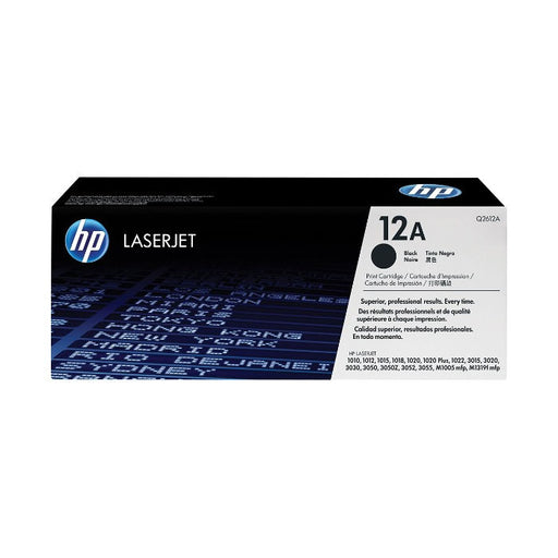 HP 12A (Q2612A) Black Original LaserJet Toner Cartridge