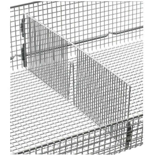 Metro QB12D qwikSIGHT Front to Back Wire Basket Divider - 12" x 6"