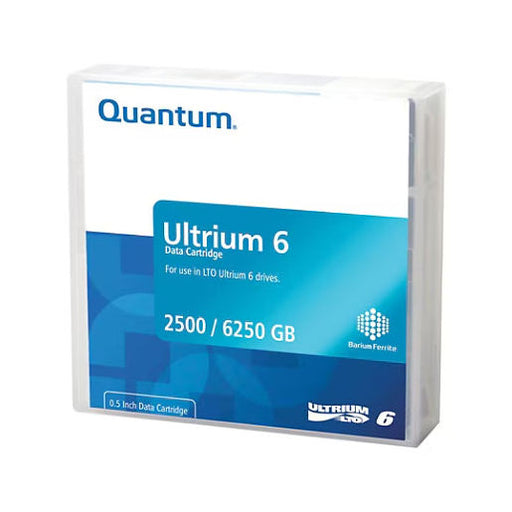 Quantum LTO Ultrium 6 Tape Cartridge 2.5TB / 6.25TB (MR-L6MQN-03) – Metal Particle