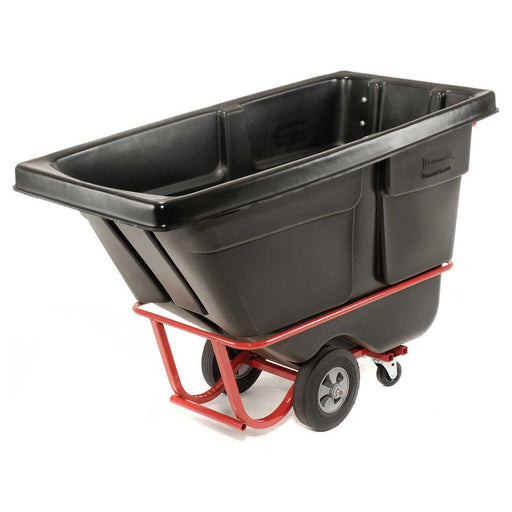 Rubbermaid 1305 Tilt Truck – 1/2 Cubic Yard Heavy-Duty Utility Cart | 850 lb Capacity