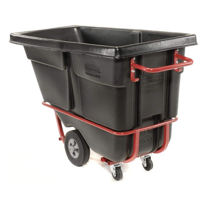 Rubbermaid 1305 Tilt Truck – 1/2 Cubic Yard Heavy-Duty Utility Cart | 850 lb Capacity