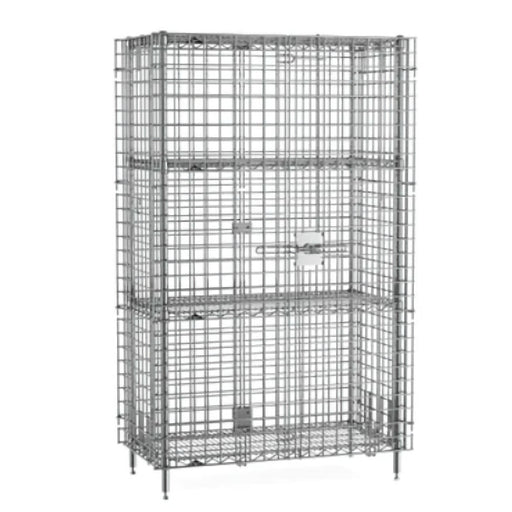 Metro SEC33C-2SE Super Erecta Security Unit - 18"  x 36" x 63"H with 2 intermediate shelves