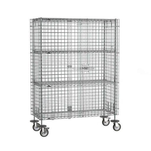Metro SEC35EC-2SE Super Erecta Mobile Security Cart w/ two middle shelves - 18"  x 48" x 68-1/2"H