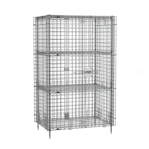 Metro SEC53C-2SE Super Erecta Security Unit w/ two middle shelves - 24"  x 36" x 63"H