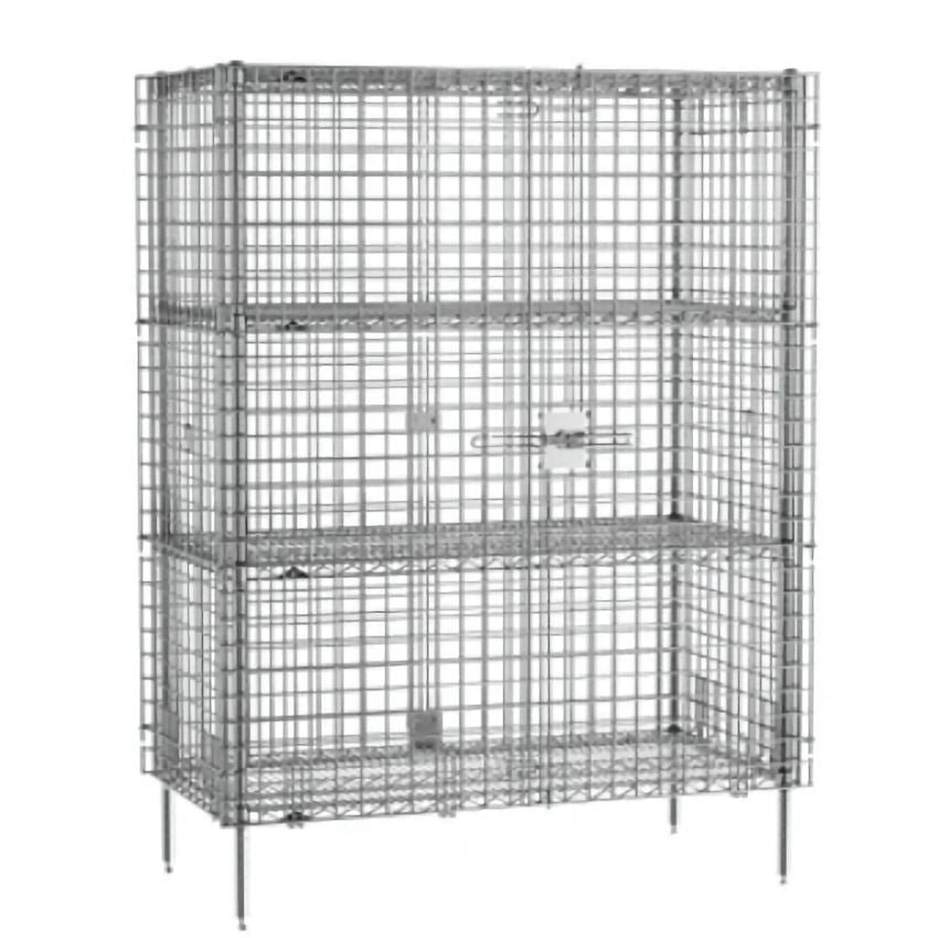 Metro SEC56C-2SE Super Erecta Security Unit - 24"  x 60" x 63"H with 2 middle shelves