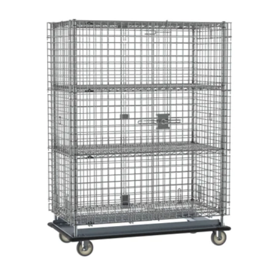 Metro SEC55LC-2SE - 52 3/4" Super Erecta Heavy Duty Mobile Security Unit + 2 shelves