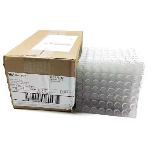 3M Bumpon Protective Products - SJ5312 - Clear, 3000/Cs