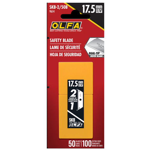 Olfa SKB2/50B Safety Knife Blades 50 pack – Replacement blades for Olfa safety cutters – National Hardware Sales