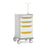 Metro SXRSISO Starsys Isolation Cart 42 inch key locking clinical cart with drawers and IV mounting tube