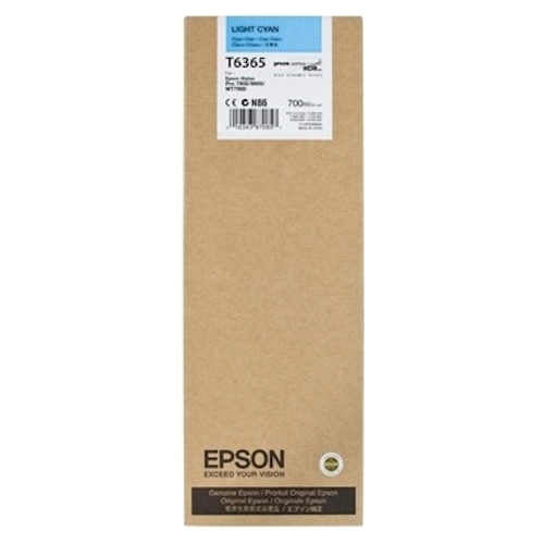 Epson T636500 9900 700ml Light Cyan Ink Ultrachrome HDR Ink