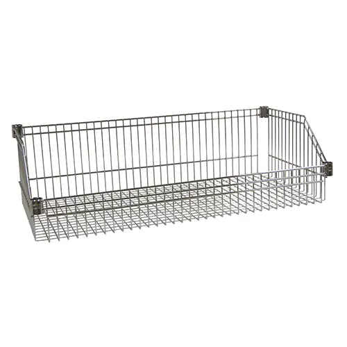 Kleton Wire Basket Shelf 36"w x 18"D Chrome RN549