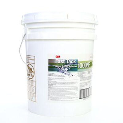 3M 1000NF Neutral Fast Tack Water Based Adhesive, 5 Gallon Pail