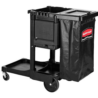 Rubbermaid 1861430 Executive Janitor Cleaning Cart - Canada