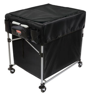Rubbermaid 1889864 Large Black Cover for 8 Bushel Collapsible X-Carts