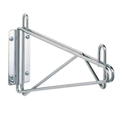 Metro Super Erecta 14" Chrome Direct Wall Mount Single Shelf Support