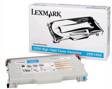 Lexmark C510 Cyan toner Hi Yield -20K1400