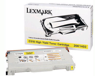 Lexmark C510 Yellow toner Hi Yield -20K1402