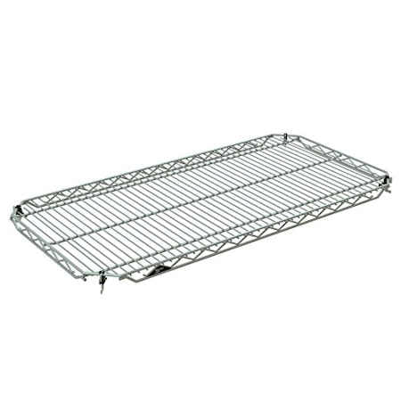Metro 5 Plated Swivel Stem Casters Resilient Rubber Wheel Treads for Super  Erecta Industrial Wire Shelving Racks