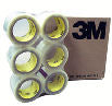 3M Tartan 369 Box Sealing Tape - Clear - 2" - Long length 48mm x 132M - Case of 48 rolls